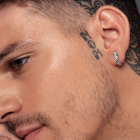 aretes de hombre versace|Joyería para hombre de lujo .